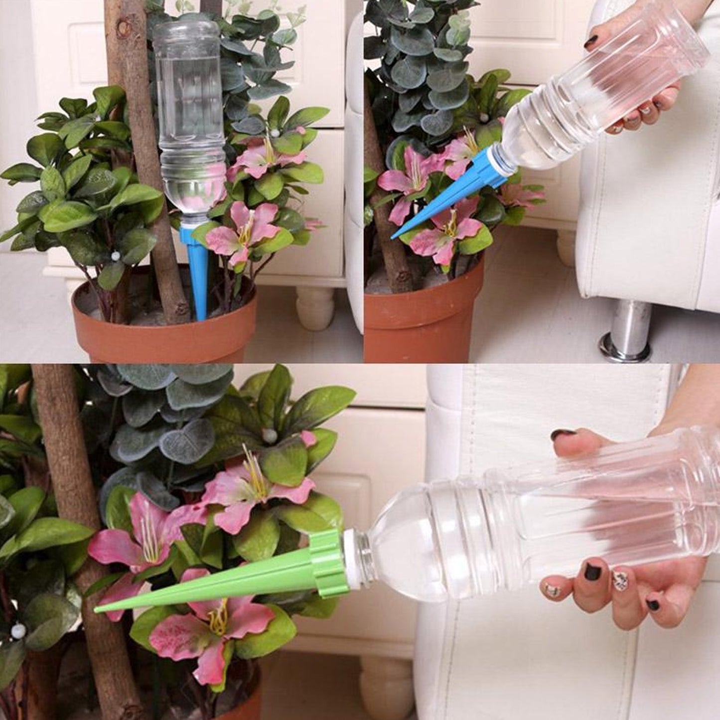 Adjustable Plant Watering Spikes – Slow Release Dripper Valve