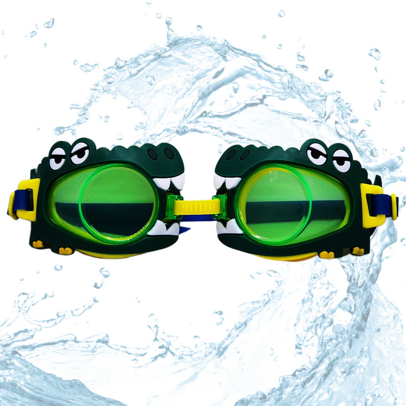 Cartoon-Themed Swimming Goggles | Universal Fit | Kids' Eye Protection