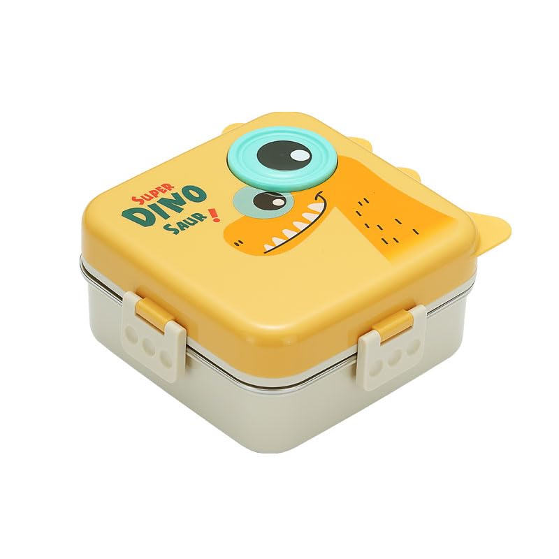 2-Layer Stainless Steel Bento Lunch Box (1120ml + 70ml)