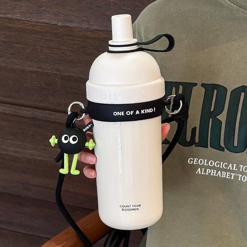 750ml Insulated Vacuum Steel Hanging Sipper Bottle