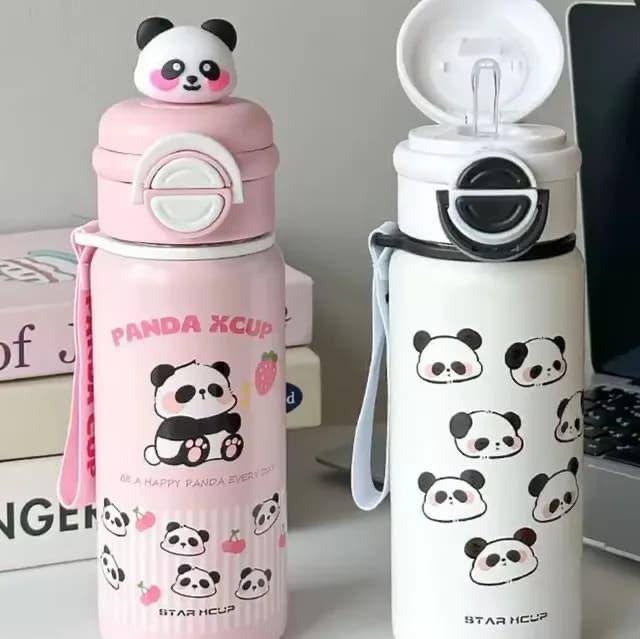 Personalized Super cute Panda Insulated Dual Mouth Sipper 500 ML