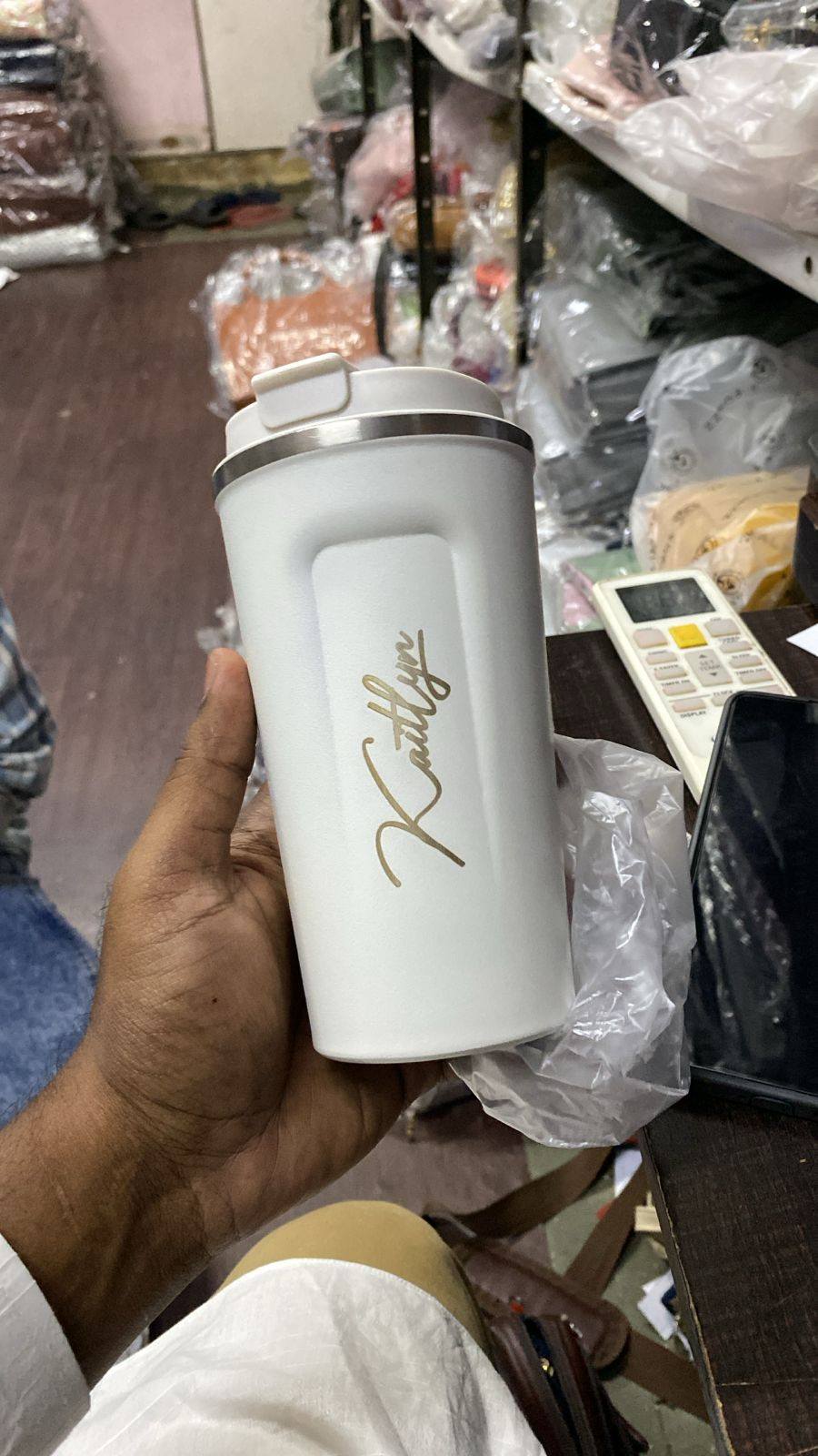 Personalized Stainless Steel Travel Mug – 500ml