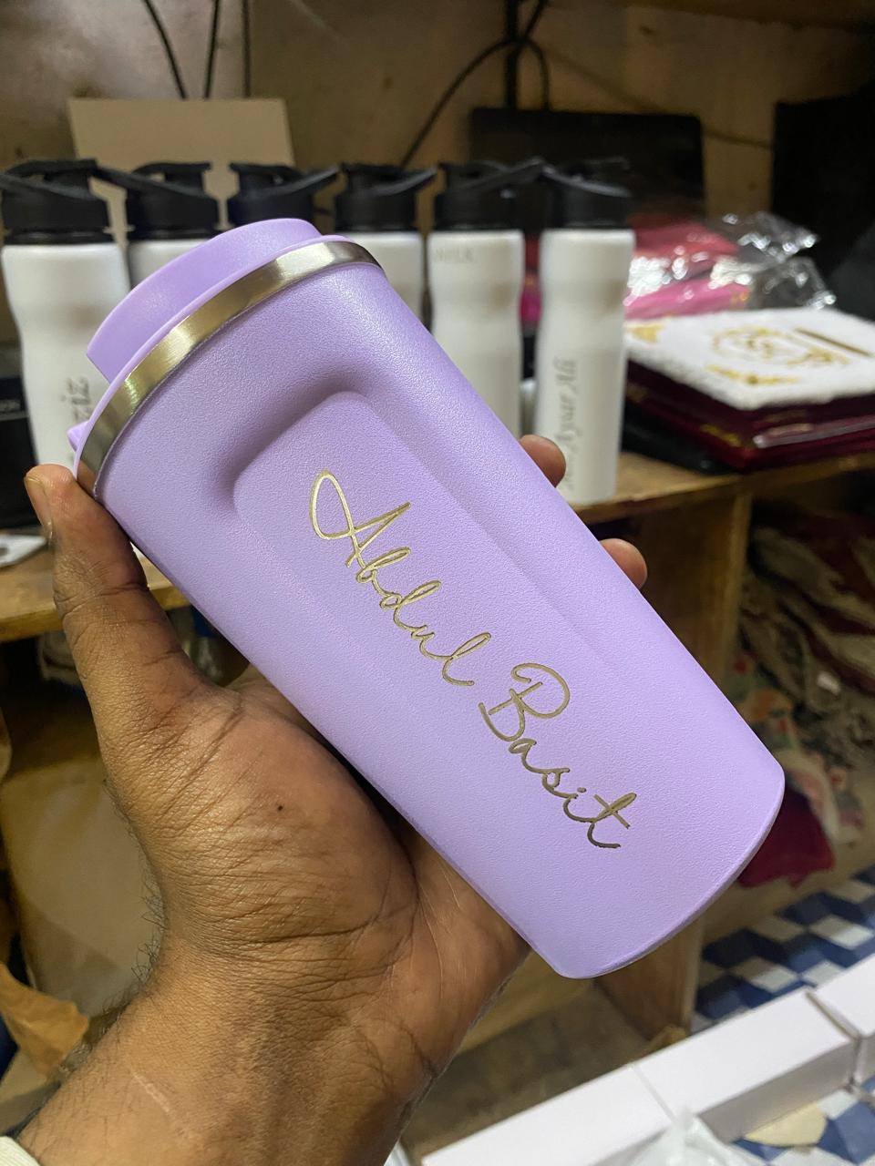 Personalized Stainless Steel Travel Mug – 500ml