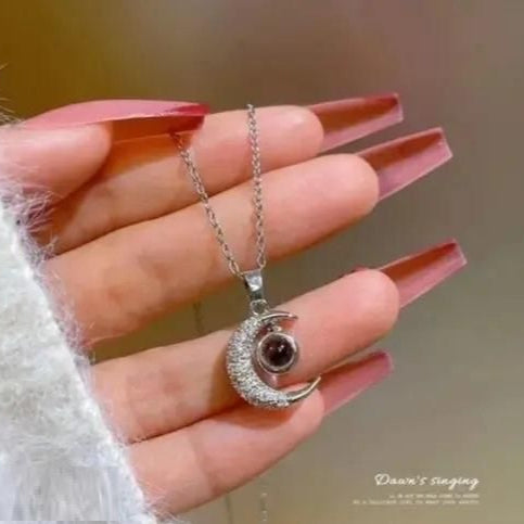 Moon Projection Necklace