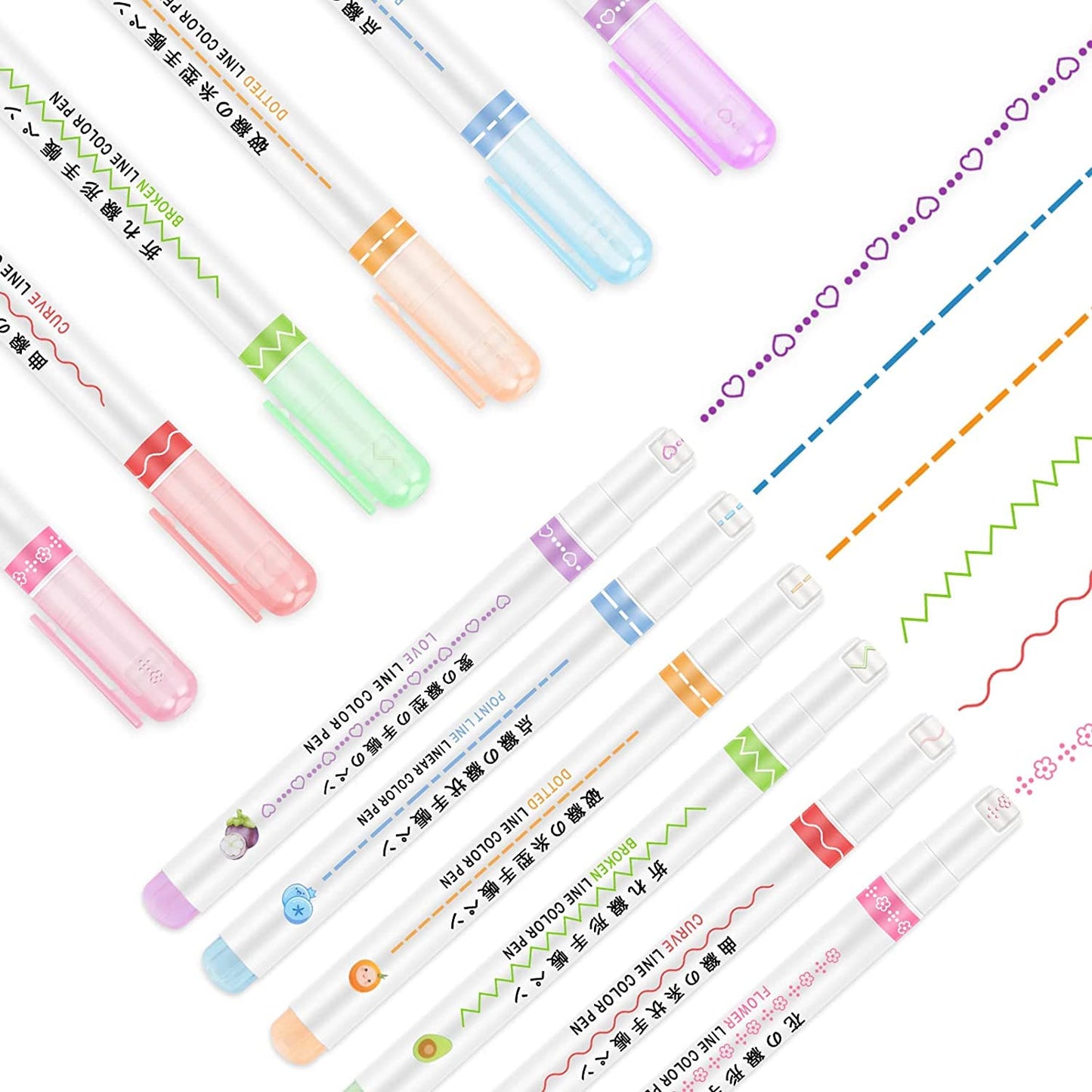 Linear Line Art Pens β Pack of 6