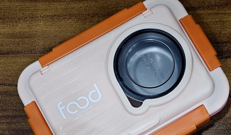 Premium Insulated 3-Compartment Bento Box with Steel Cutlery