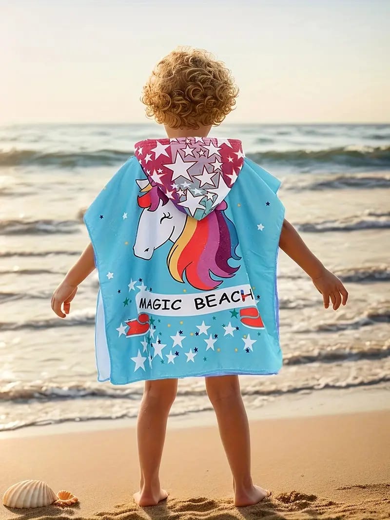 Cartoon Printed Towel Hoodie – Fun, Functional, and Fabulous! (Mix Design)