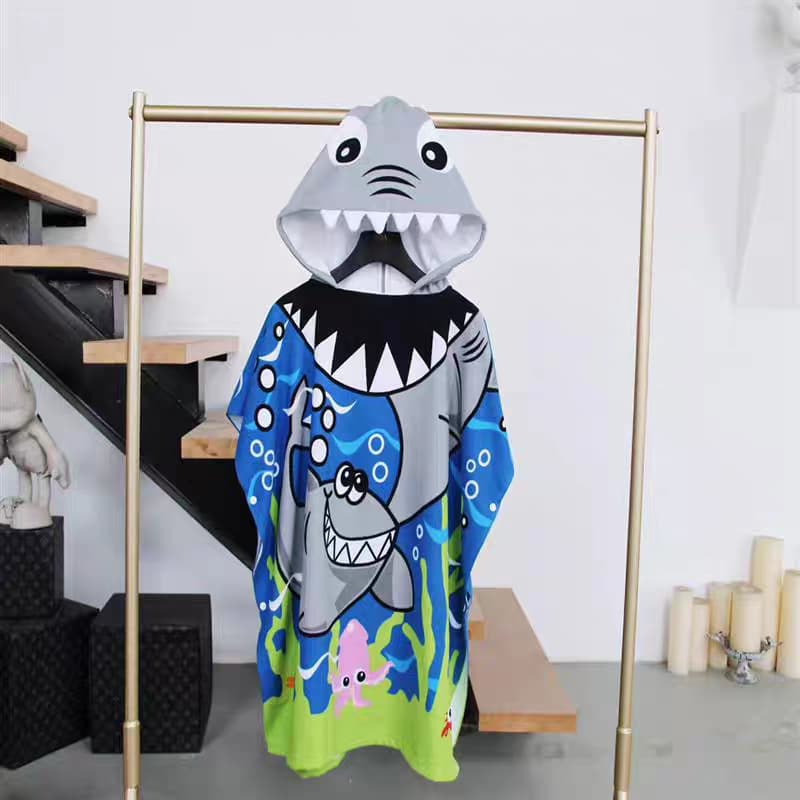 Cartoon Printed Towel Hoodie – Fun, Functional, and Fabulous! (Mix Design)
