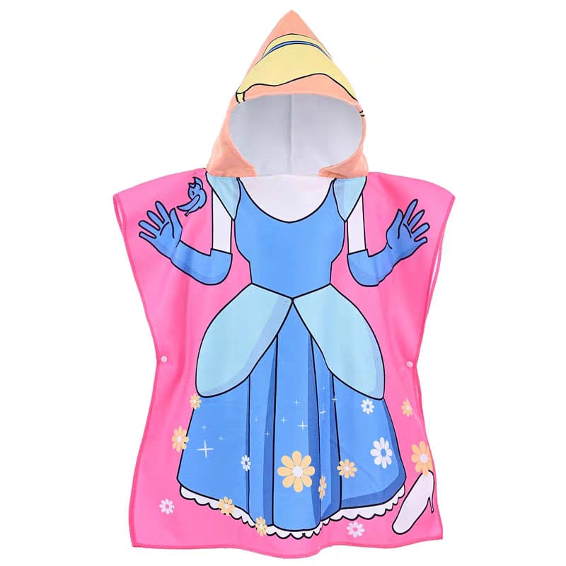 Cartoon Printed Towel Hoodie – Fun, Functional, and Fabulous! (Mix Design)