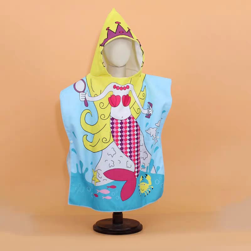 Cartoon Printed Towel Hoodie – Fun, Functional, and Fabulous! (Mix Design)