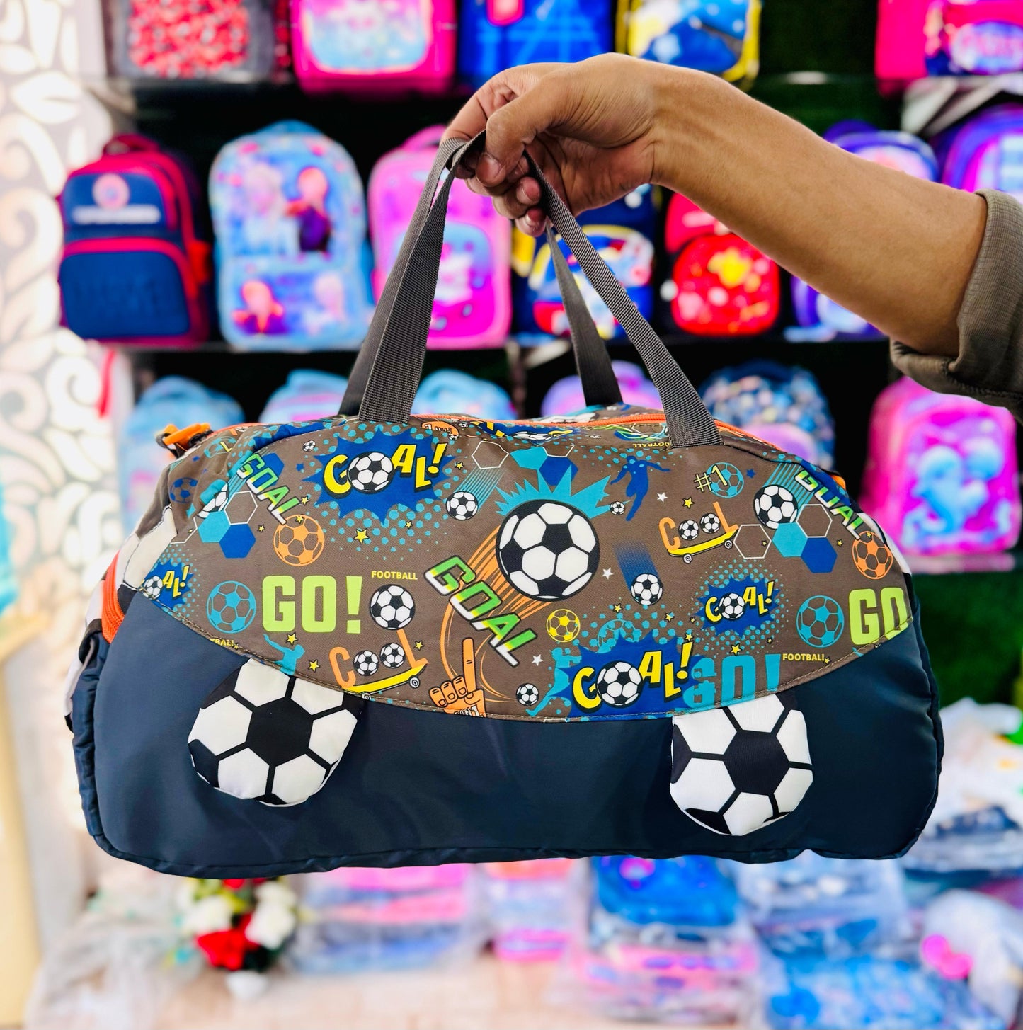 Personalized Premium Quality 3D Design Duffel Bag 16" x 10" (Approx.)