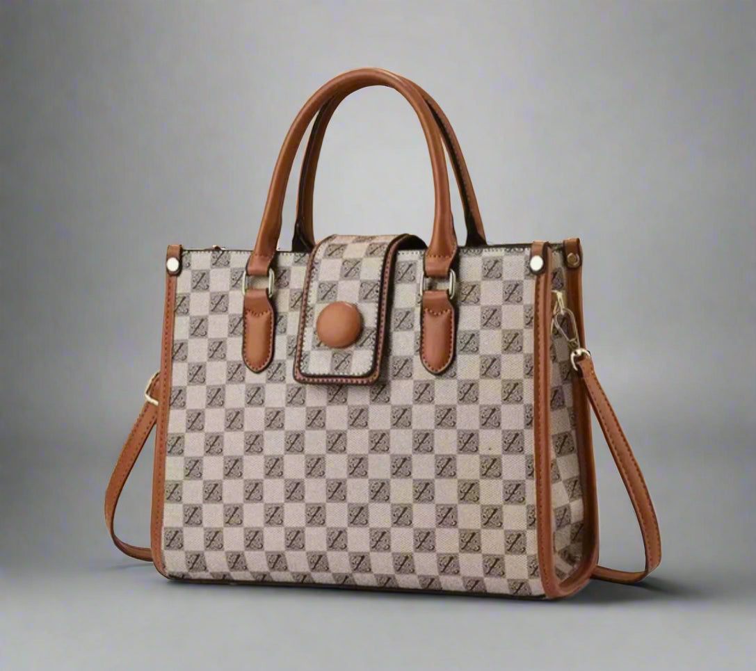 Imported Heavy-Quality Handbag with Sling: Spacious & Chic Design for Every Occasion