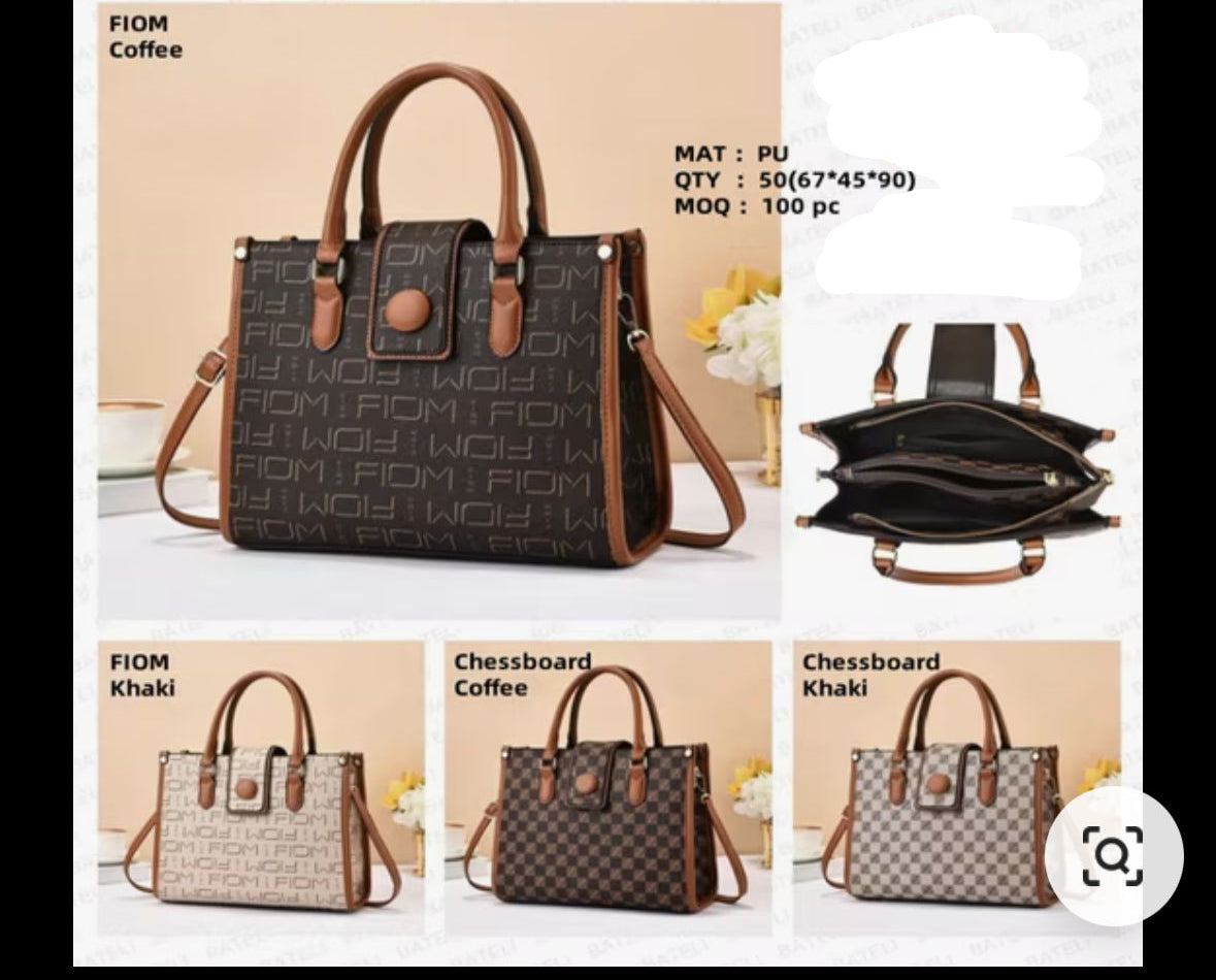 Imported Heavy-Quality Handbag with Sling: Spacious & Chic Design for Every Occasion