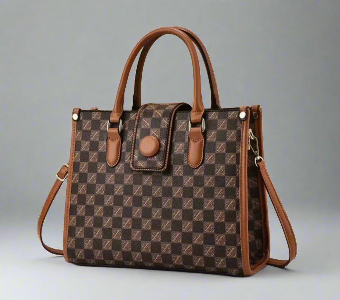 Imported Heavy-Quality Handbag with Sling: Spacious & Chic Design for Every Occasion
