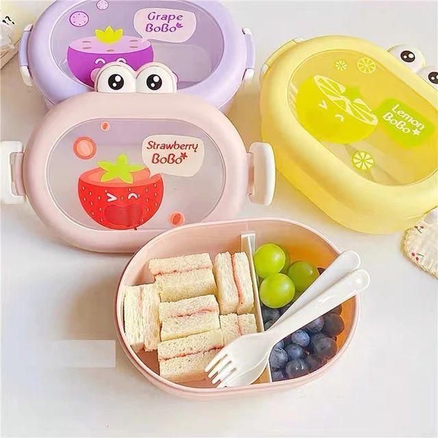 Frog Design Kids Lunch Box – Heavy Duty, Fun & Color Based on Availability