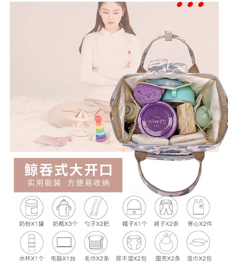 Imported Mother Backpack: Your Versatile & High-Quality Companion for Baby Care & Travel