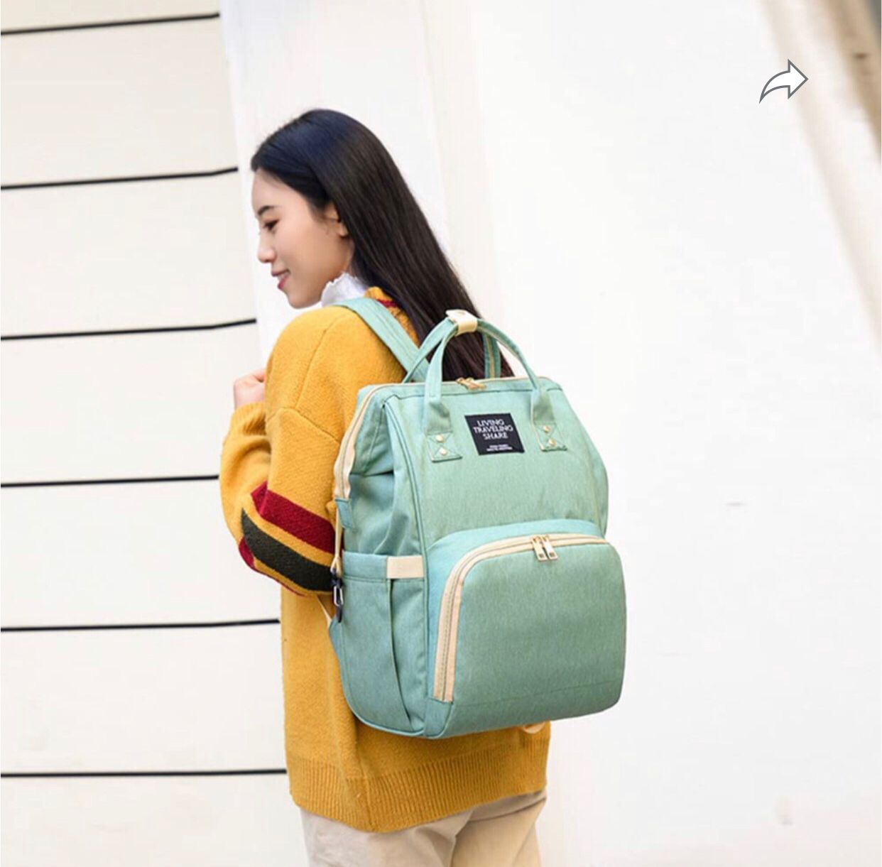Imported Mother Backpack: Your Versatile & High-Quality Companion for Baby Care & Travel