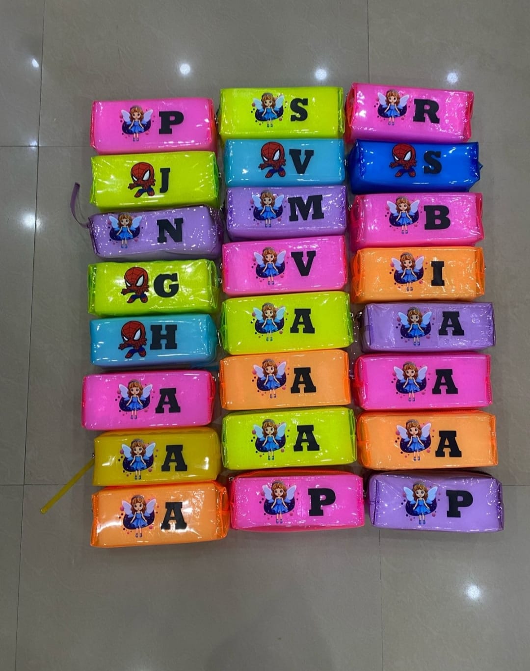 Multicolor Customizable Pouch / Kids Pencil Case (1pc)