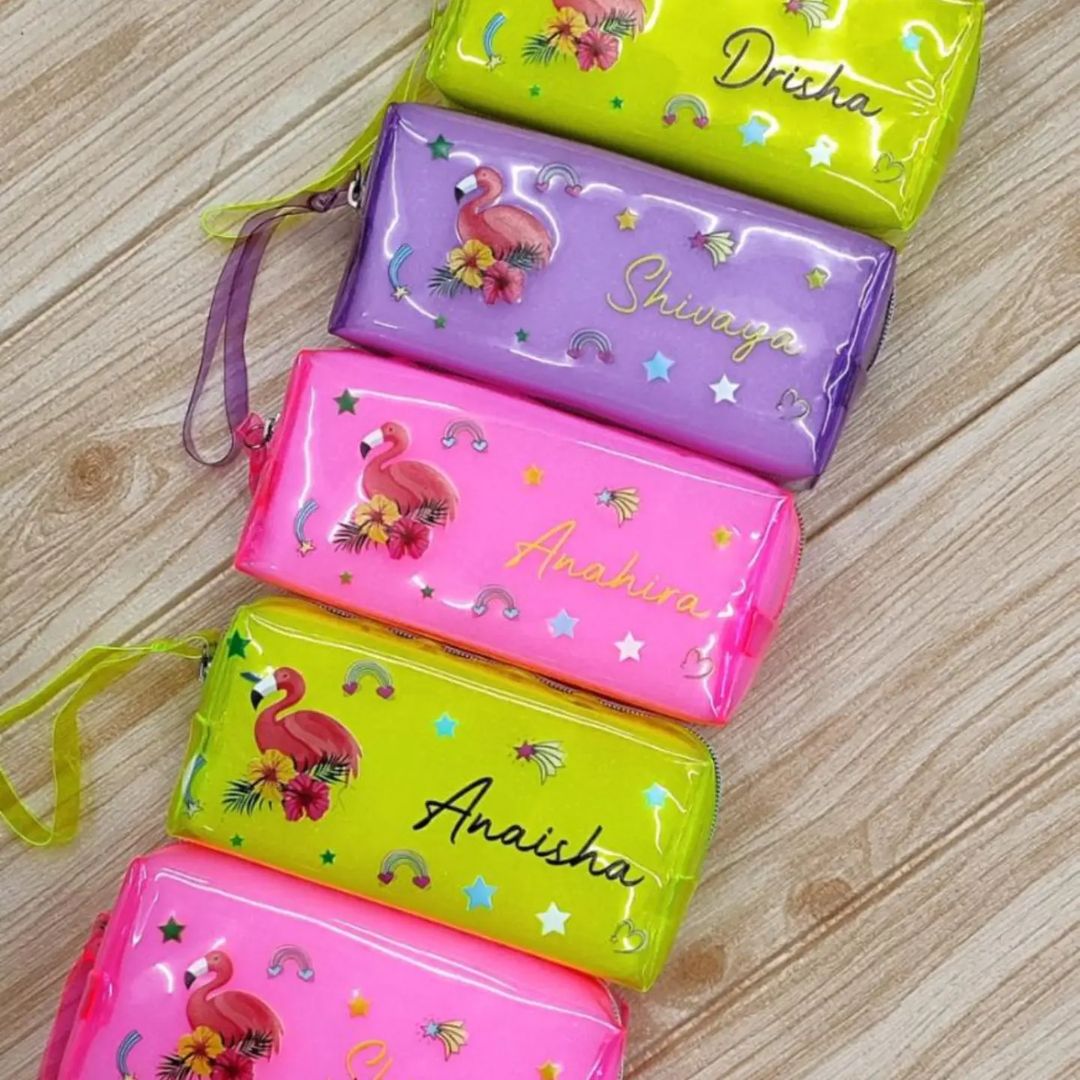 Multicolor Customizable Pouch / Kids Pencil Case (1pc)