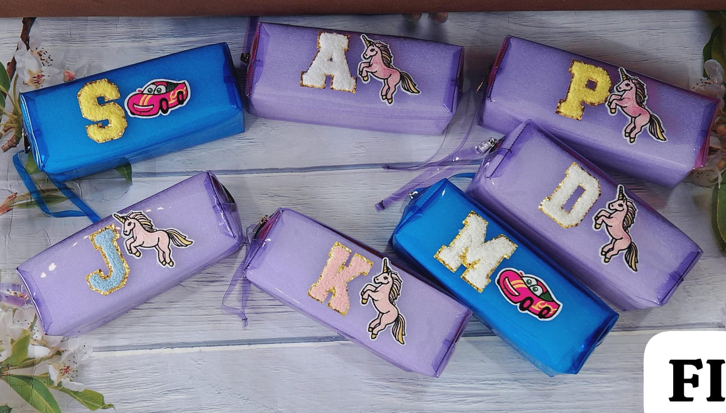 Multicolor Customizable Pouch / Kids Pencil Case (1pc)
