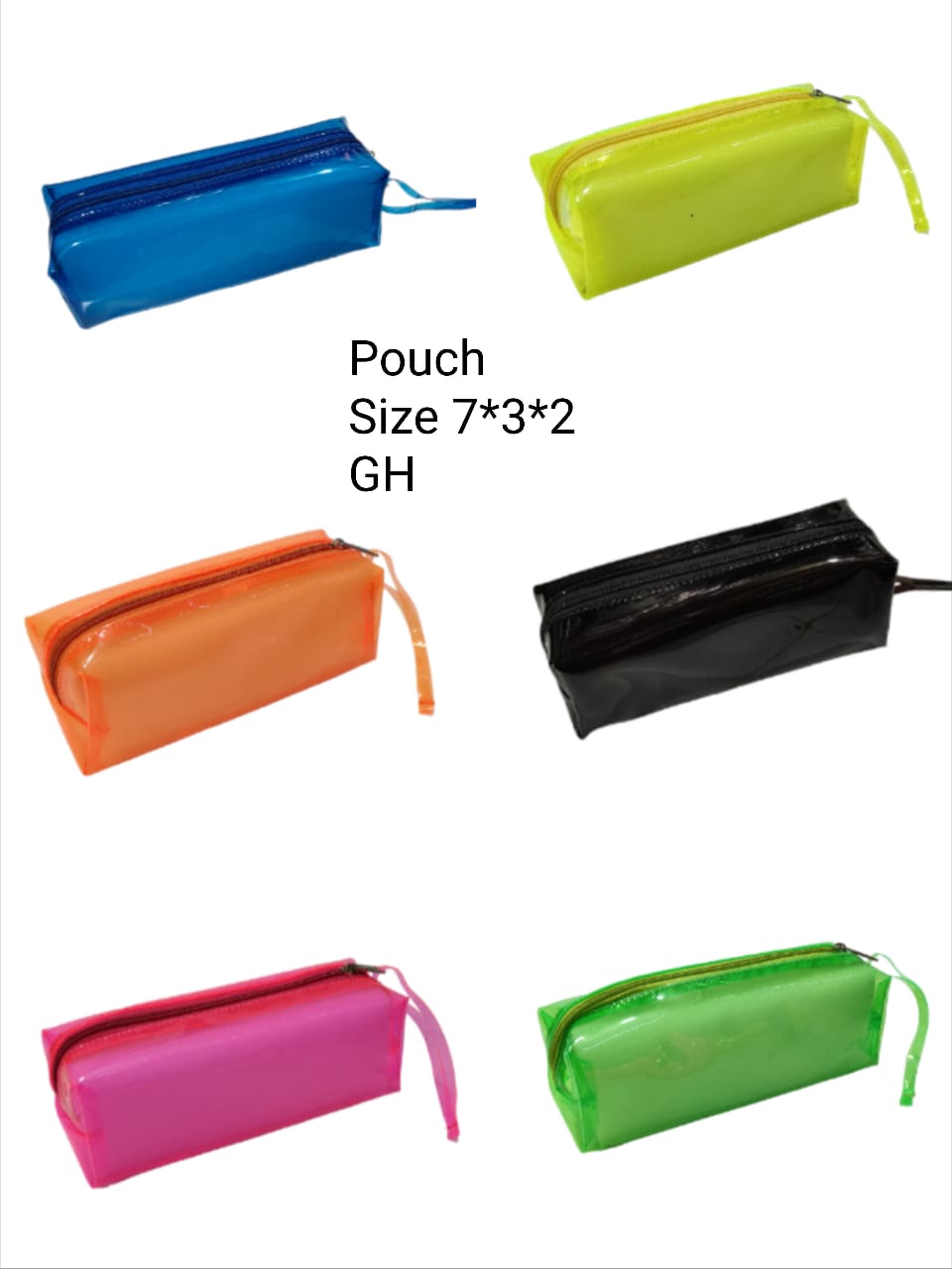 Multicolor Customizable Pouch / Kids Pencil Case (1pc)