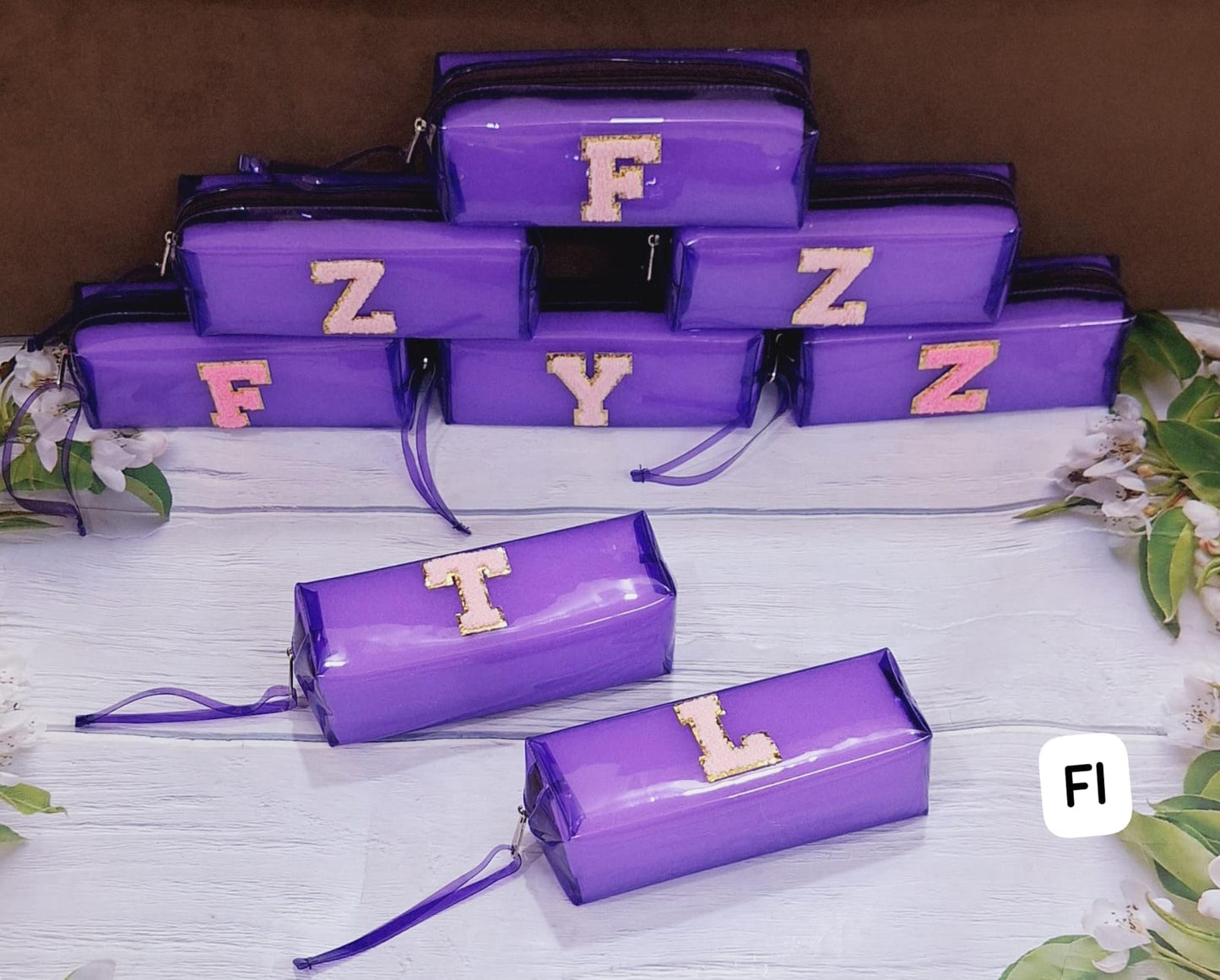 Multicolor Customizable Pouch / Kids Pencil Case (1pc)