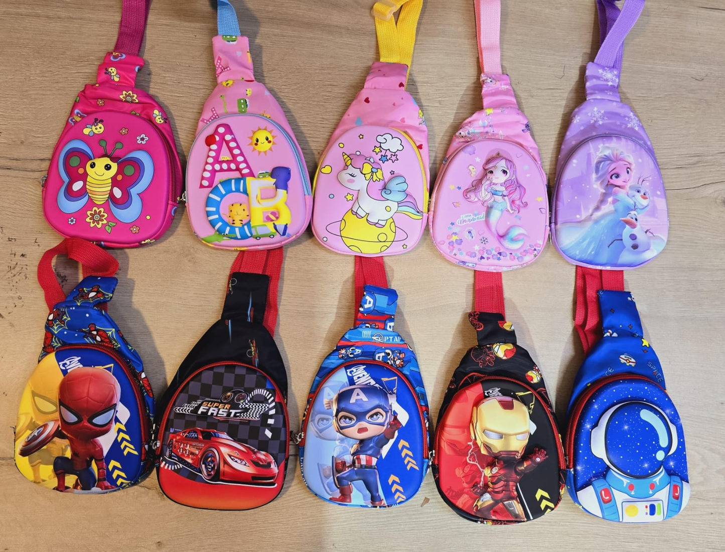 New 3D Crossbody Chest Bags for Kids