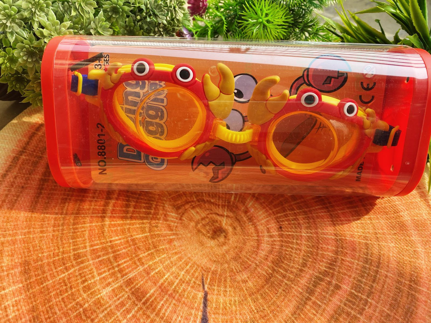 Cartoon-Themed Swimming Goggles | Universal Fit | Kids' Eye Protection