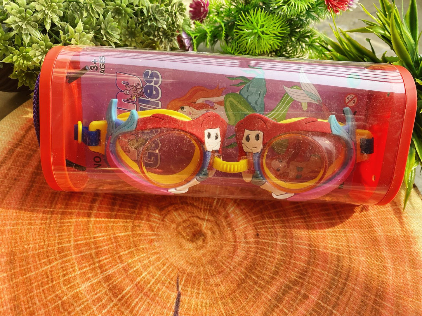 Cartoon-Themed Swimming Goggles | Universal Fit | Kids' Eye Protection