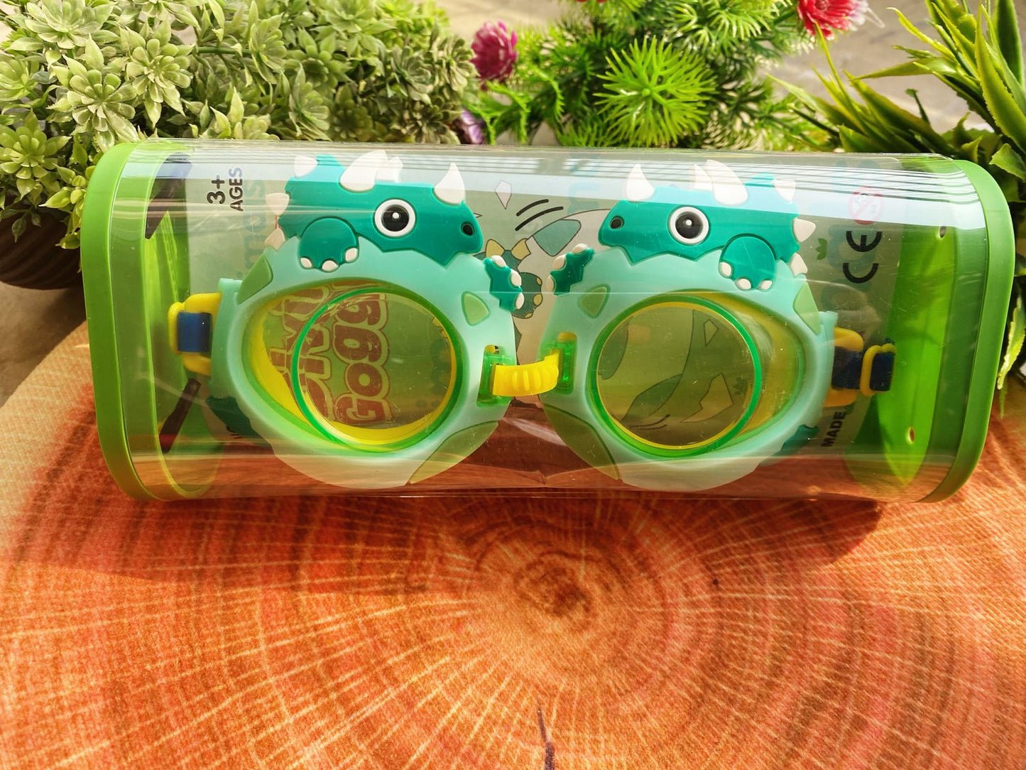 Cartoon-Themed Swimming Goggles | Universal Fit | Kids' Eye Protection
