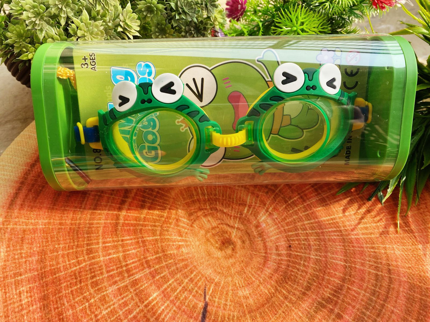 Cartoon-Themed Swimming Goggles | Universal Fit | Kids' Eye Protection