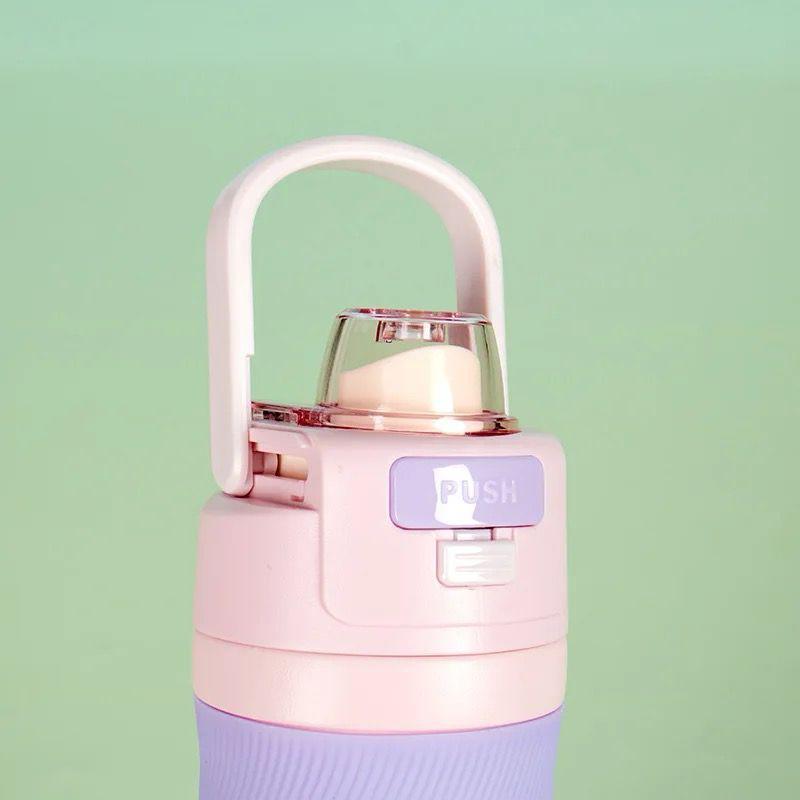 Premium Personalized 600ml Insulated Stainless Steel Water Bottle with Dual mouth