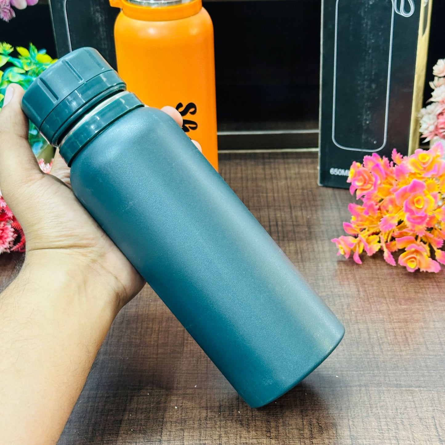 Personalized Travel Vacuum Cup - 650ml Insulated Stainless Steel Bottle
