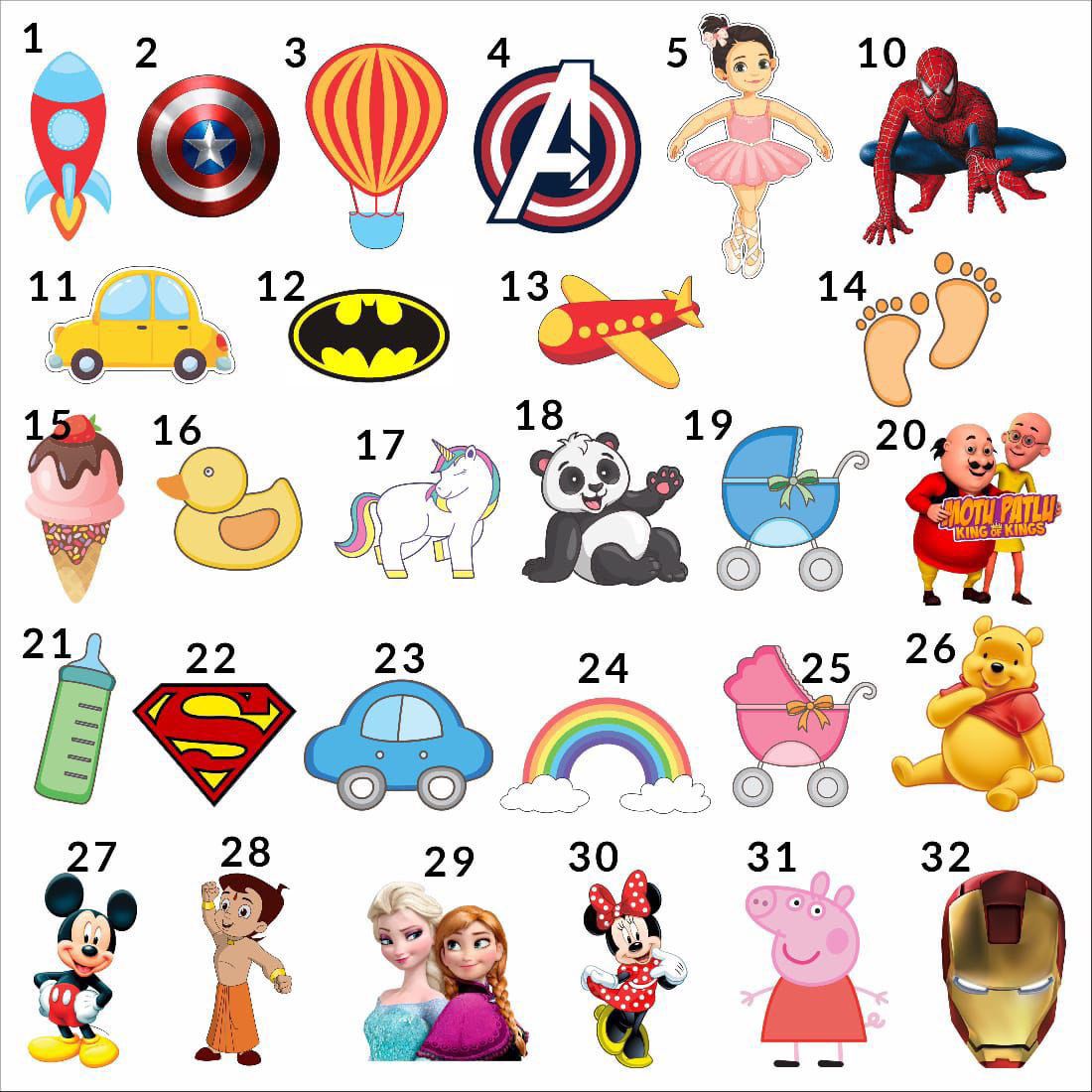 Laxson Personalized Stainless Steel Bento Box with Cartoon Character & Name