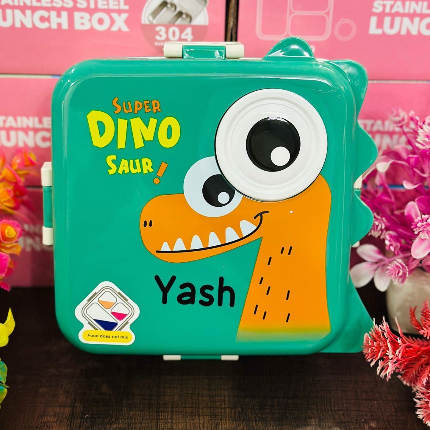2-Layer Stainless Steel Bento Lunch Box (1120ml + 70ml)