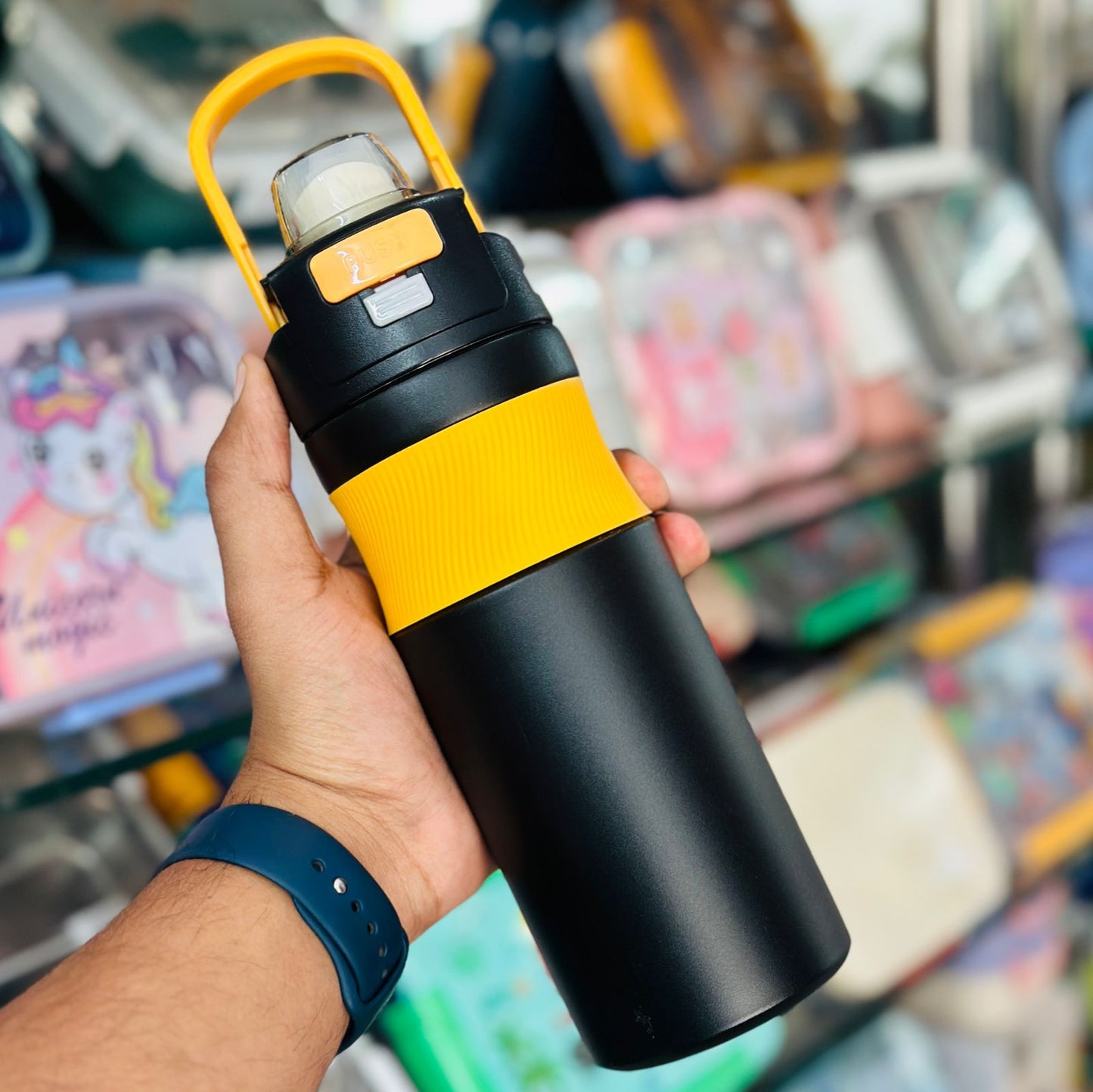 Premium Personalized 600ml Insulated Stainless Steel Water Bottle with Dual mouth