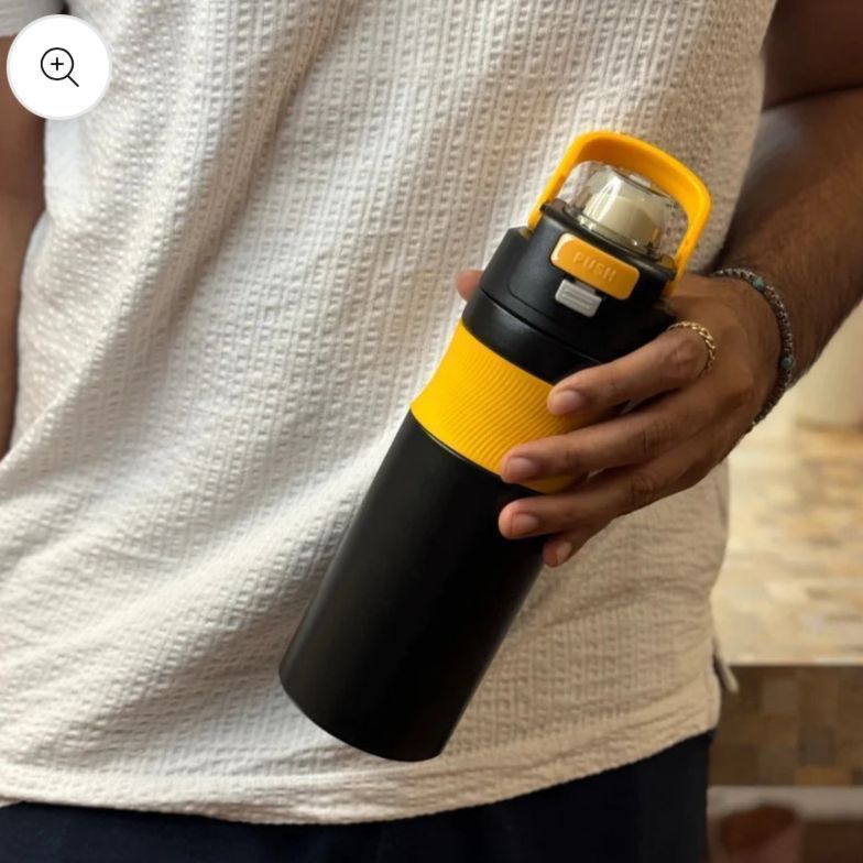 Premium Personalized 600ml Insulated Stainless Steel Water Bottle with Dual mouth