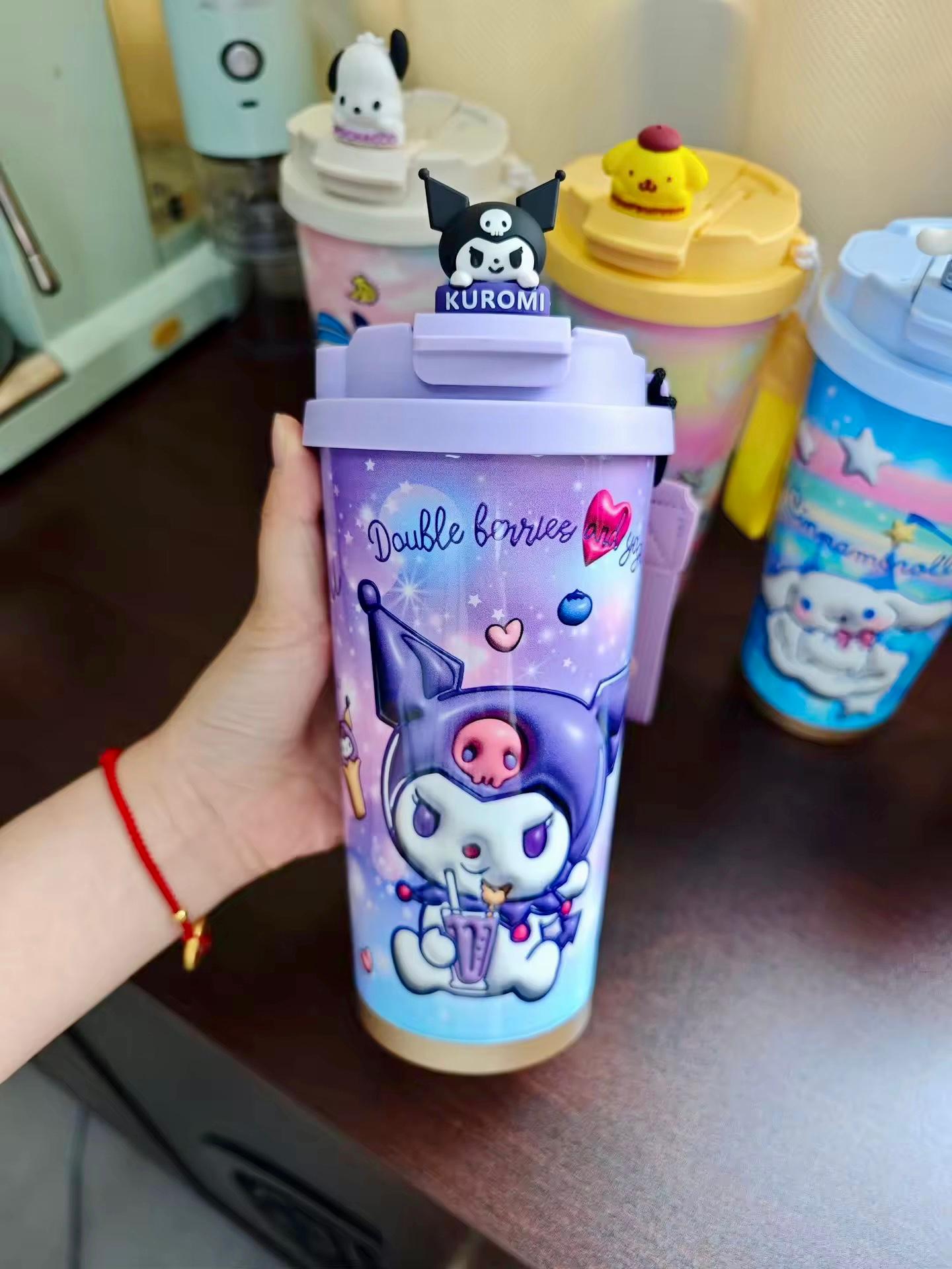 Sanrio Insulated Coffee Tumbler – 500ml | Dual Mouth | Hot & Cold Compatible