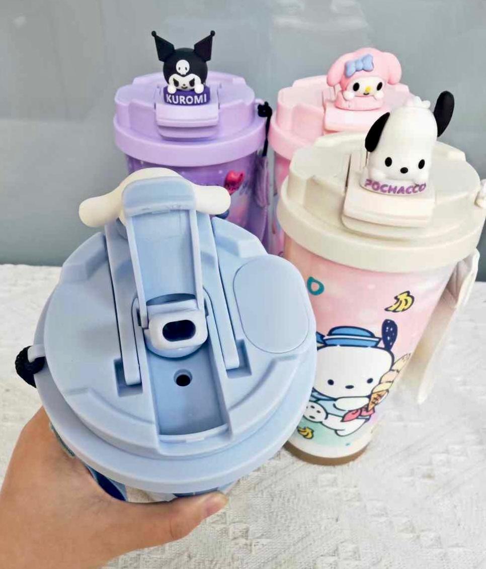 Sanrio Insulated Coffee Tumbler – 500ml | Dual Mouth | Hot & Cold Compatible