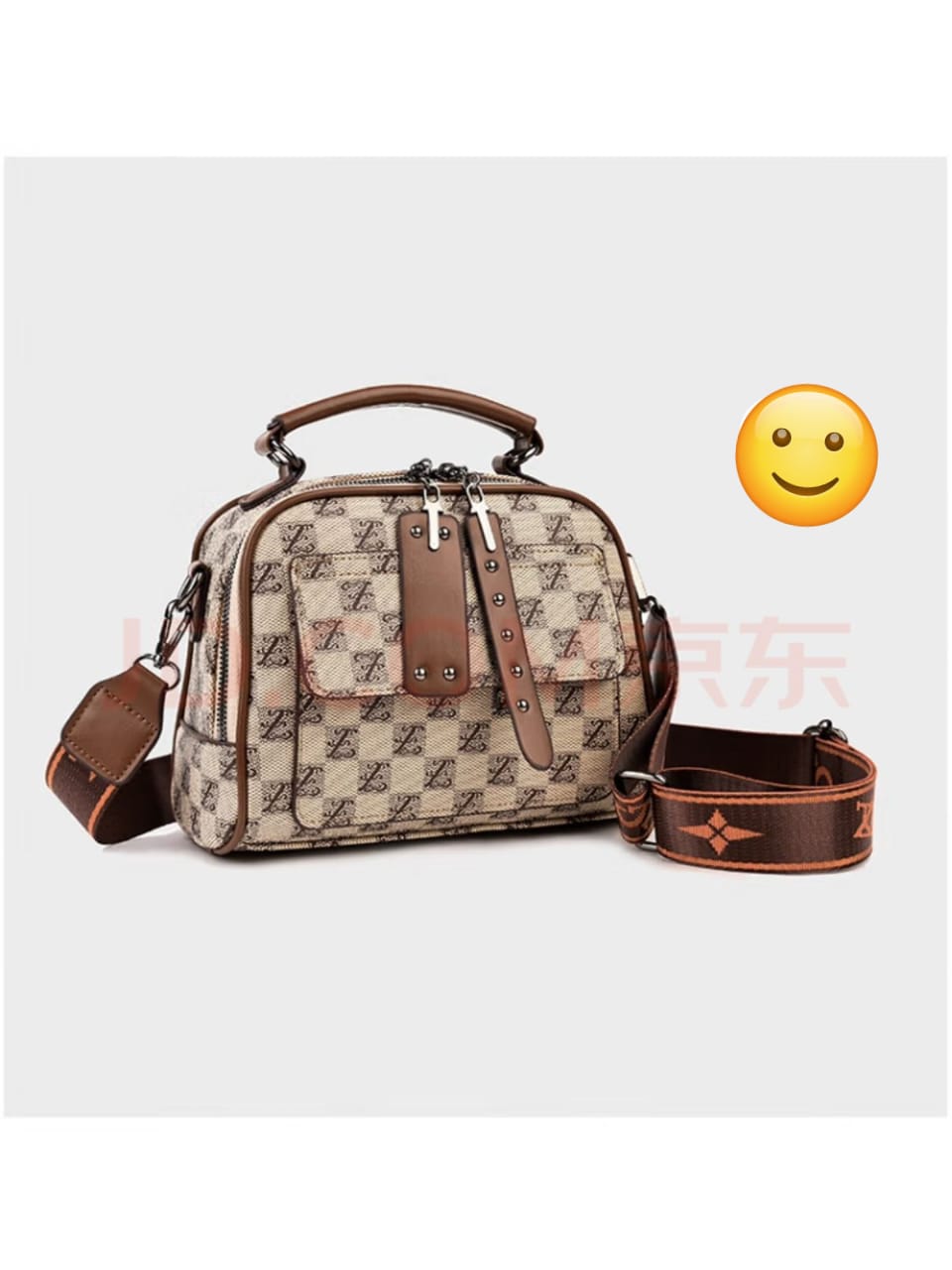 Trendy Top-Handle & Crossbody Bags with Monogram Pattern