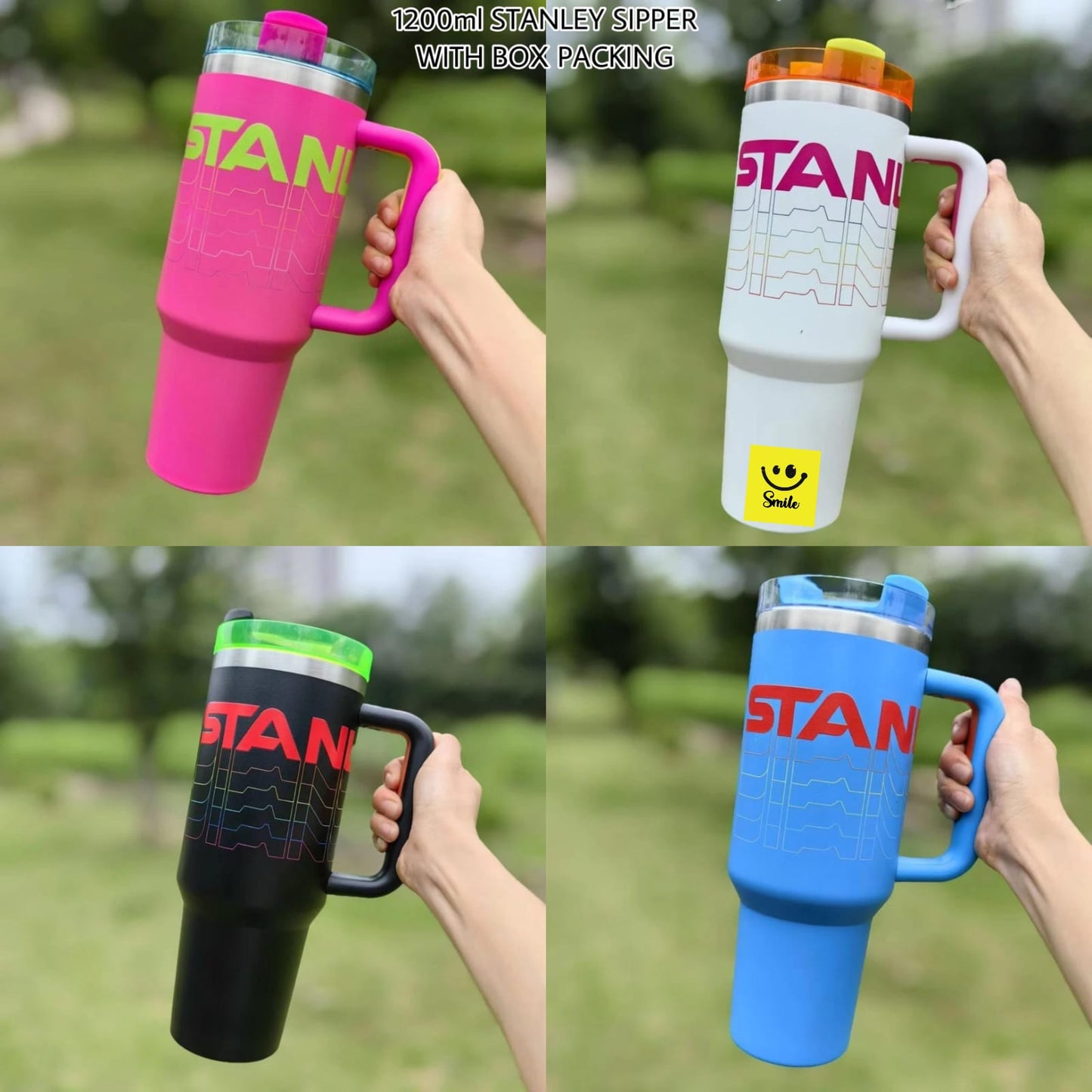 STANLEY Quencher H2.0 FlowState Tumbler – 1200 ml (40 oz) | Azure Reverb Edition