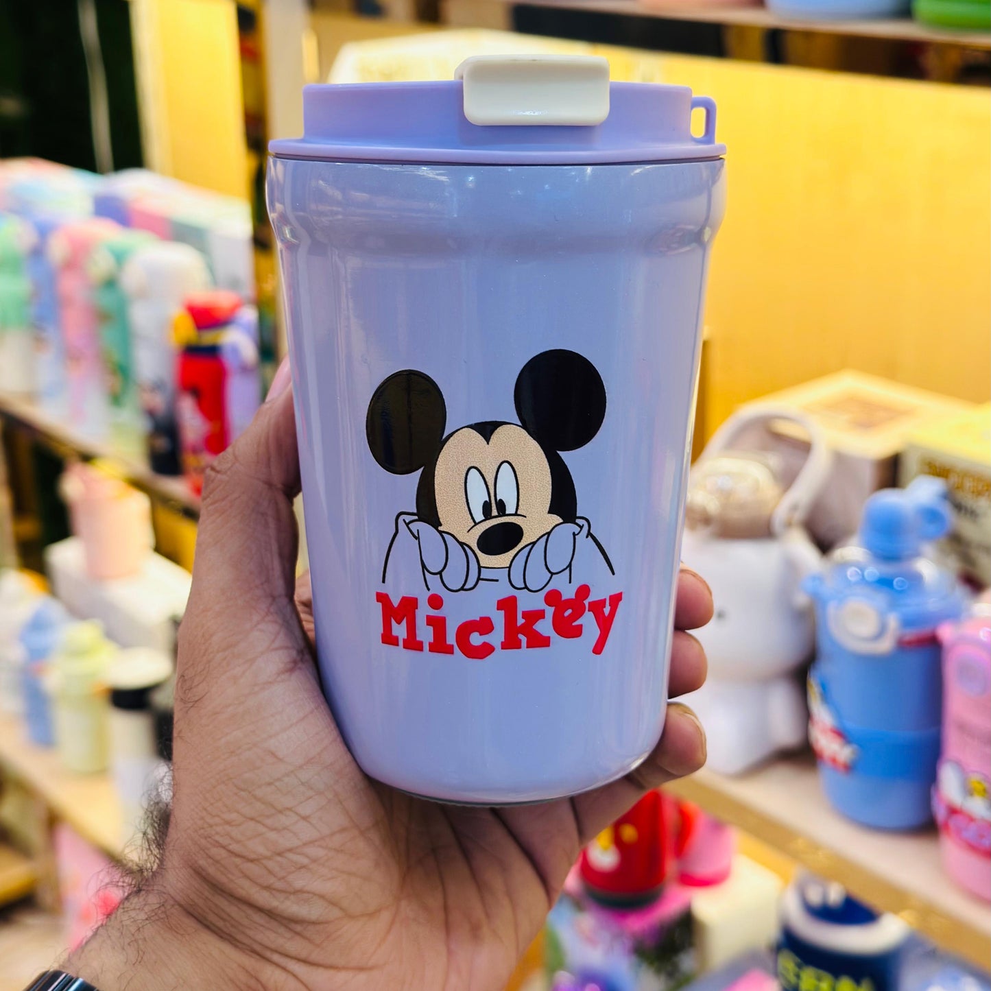 Mickey & Donald Insulated Steel Coffee Mugs – 380ml | Hot & Cold