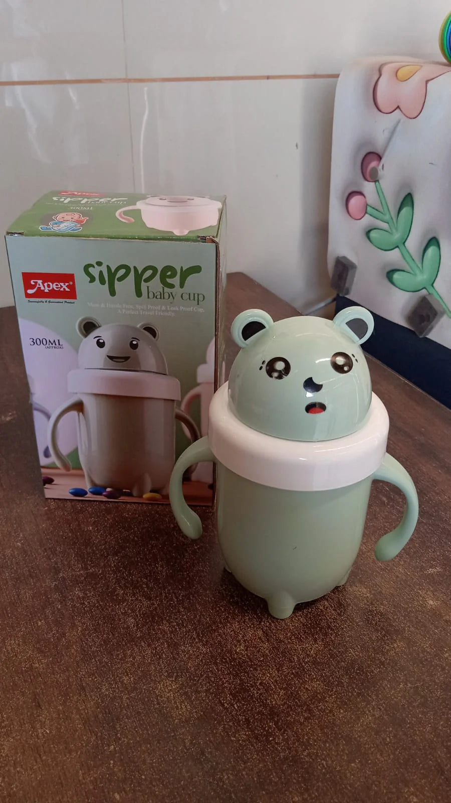 Sipper Baby Cup Training Cup with Handles – Spill Proof & Leak Proof (300 ML Approx)