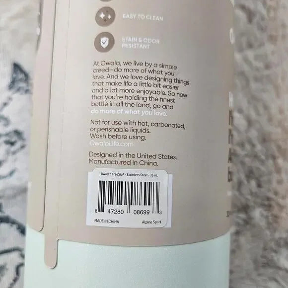 Owala FreeSip® 32 oz Insulated Stainless Steel Water Bottle