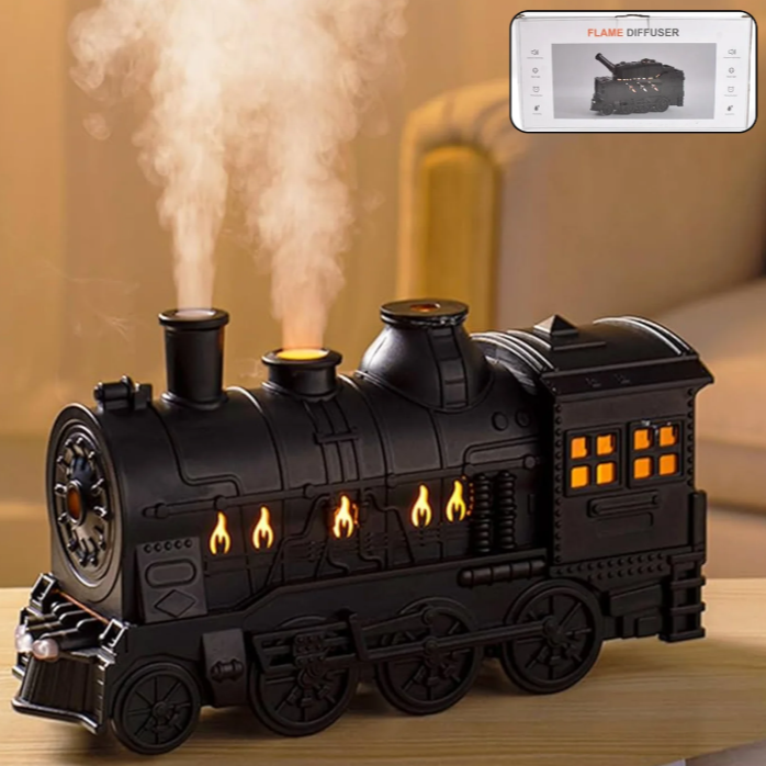 Train Shape Portable Mini Humidifier (1 Pc / Mix Color)