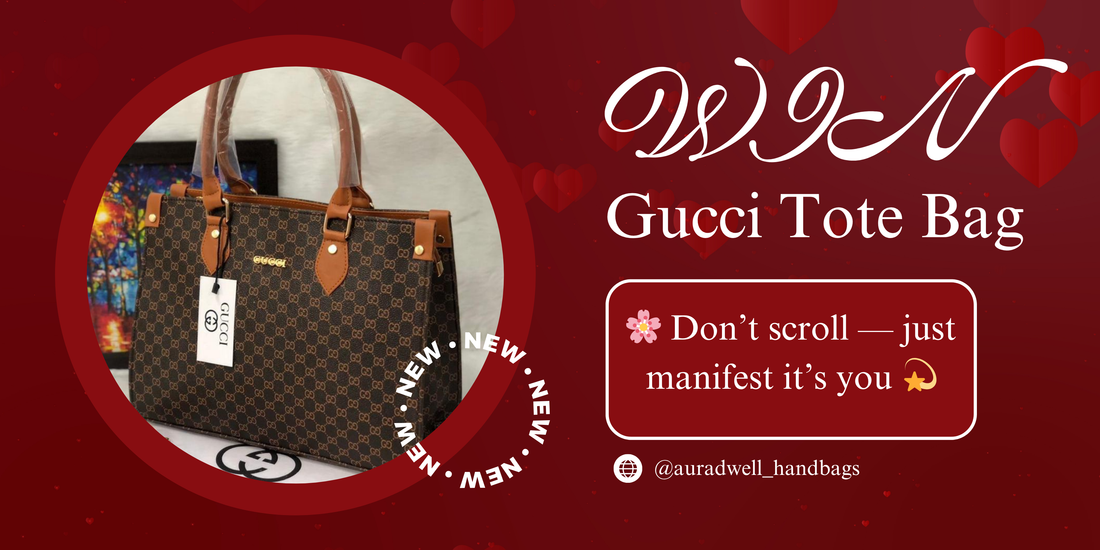 🎀 Win a Timeless Gucci Tote Bag — Luxury Giveaway for Fashion Lovers in India