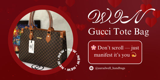 🎀 Win a Timeless Gucci Tote Bag — Luxury Giveaway for Fashion Lovers in India
