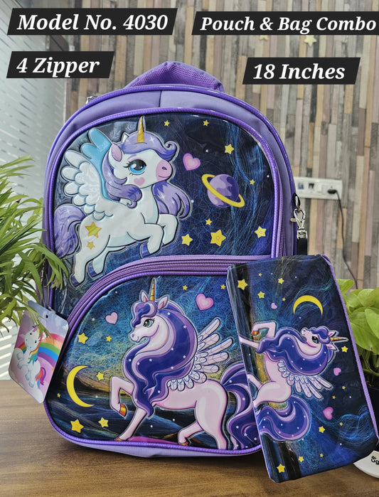 Magical Unicorn 18-Inch Schoolbag – Sparkle, Style & Comfort!