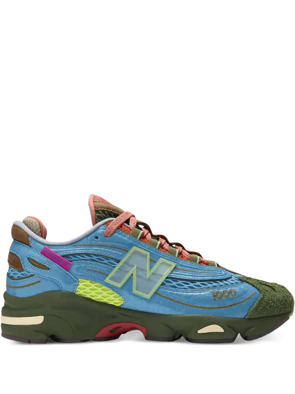 Multicolor New Balance 1000 Men’s Sneakers with Mesh Upper and Rubber Sole