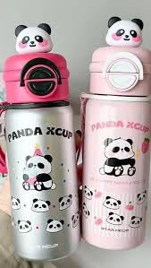 Personalized Super cute Panda Insulated Dual Mouth Sipper 500 ML